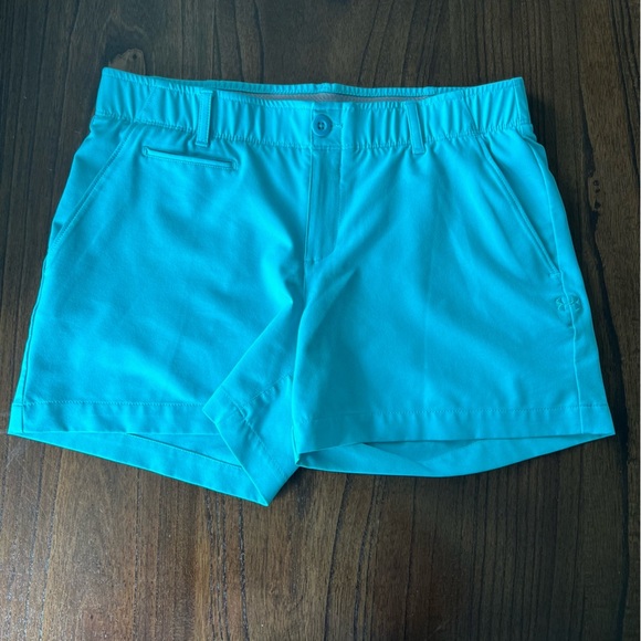 Under Armour Blue Athletic Shorts Lightweight Elastic Waist - Size 8 - Picture 10 of 12